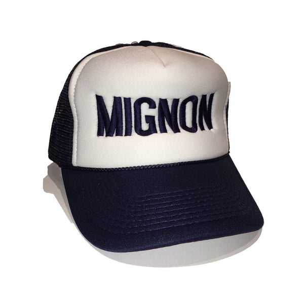 Mignon Trucker Hat - Navy & White