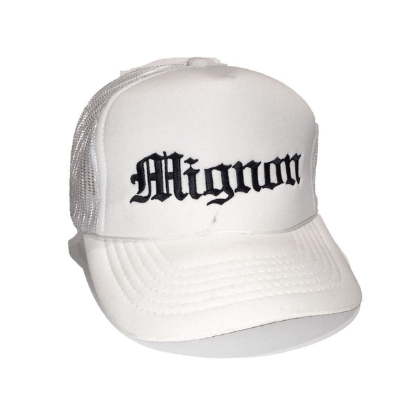 Mignon Classic White Mignon Trucker Hat
