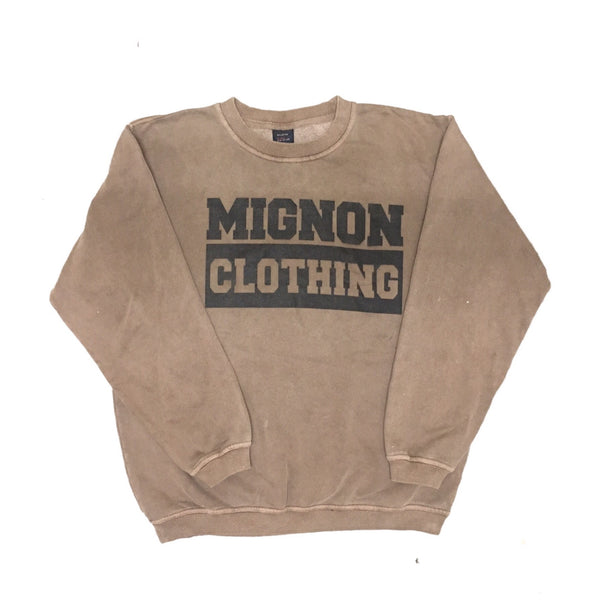 Mignon Clothing Crew Neck - Brown