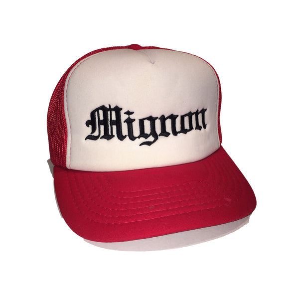 Mignon Classic Trucker Hat - Red/White/Black